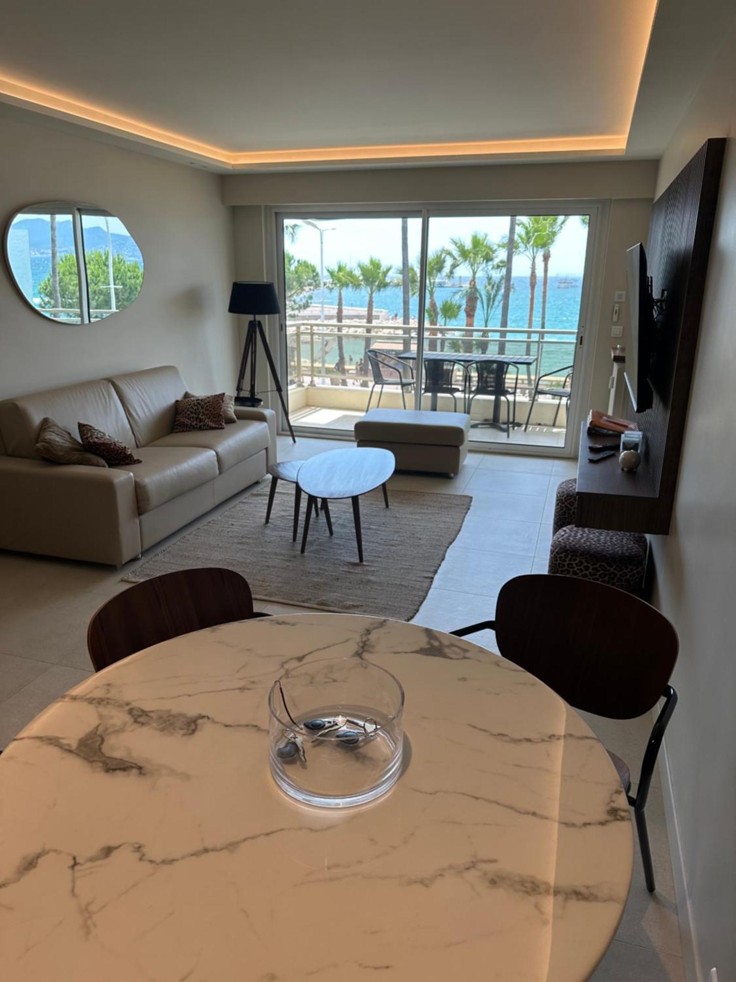 Appartement Rottaro Luxueux 2 Ch 2 Sdb Face A La Mer Cannes Exteriér fotografie